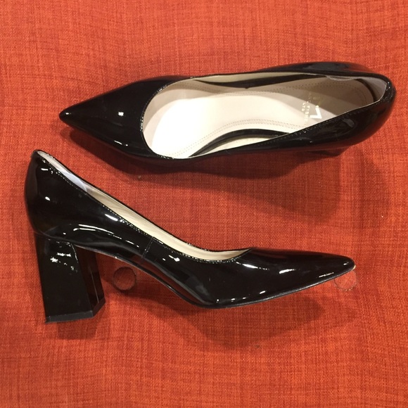MARC FISHER Block Heel Pointy Toe Pump - Picture 4 of 5